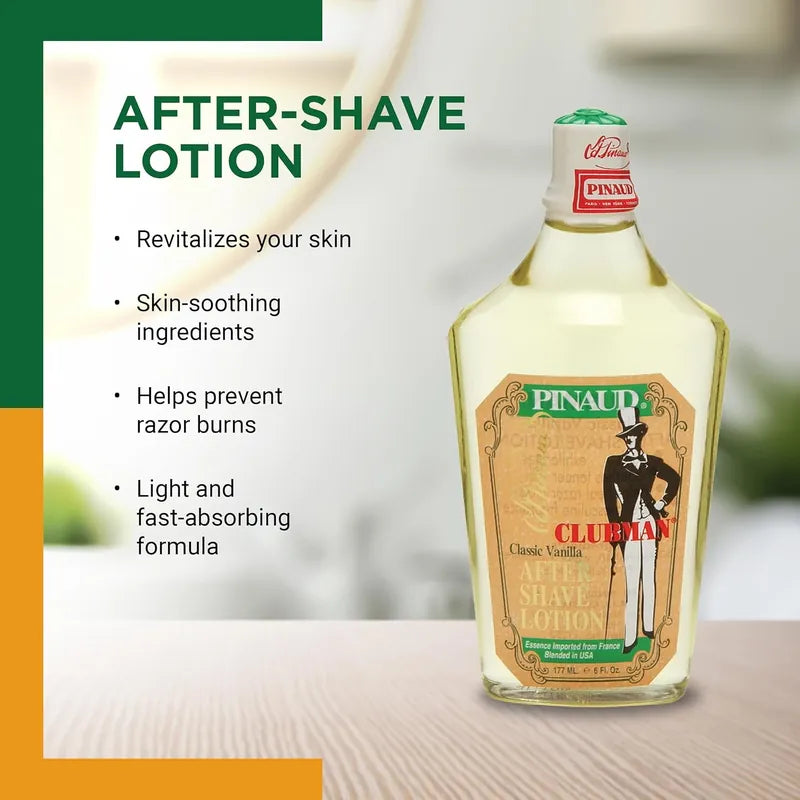 Clubman Pinaud Classic Vanilla After Shave Lotion 177ml