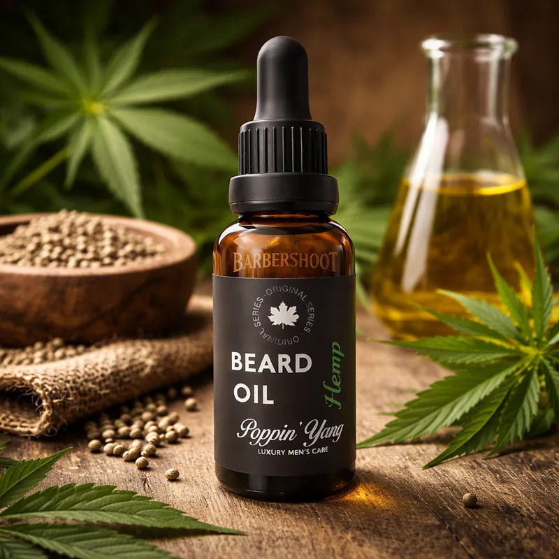 Poppin’ Yang Beard Oil Hemp 30ml